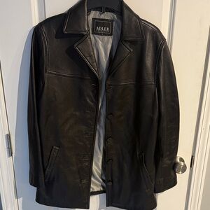 Adler Collection Women’s Soft Black Lamb Skin Leather Jacket